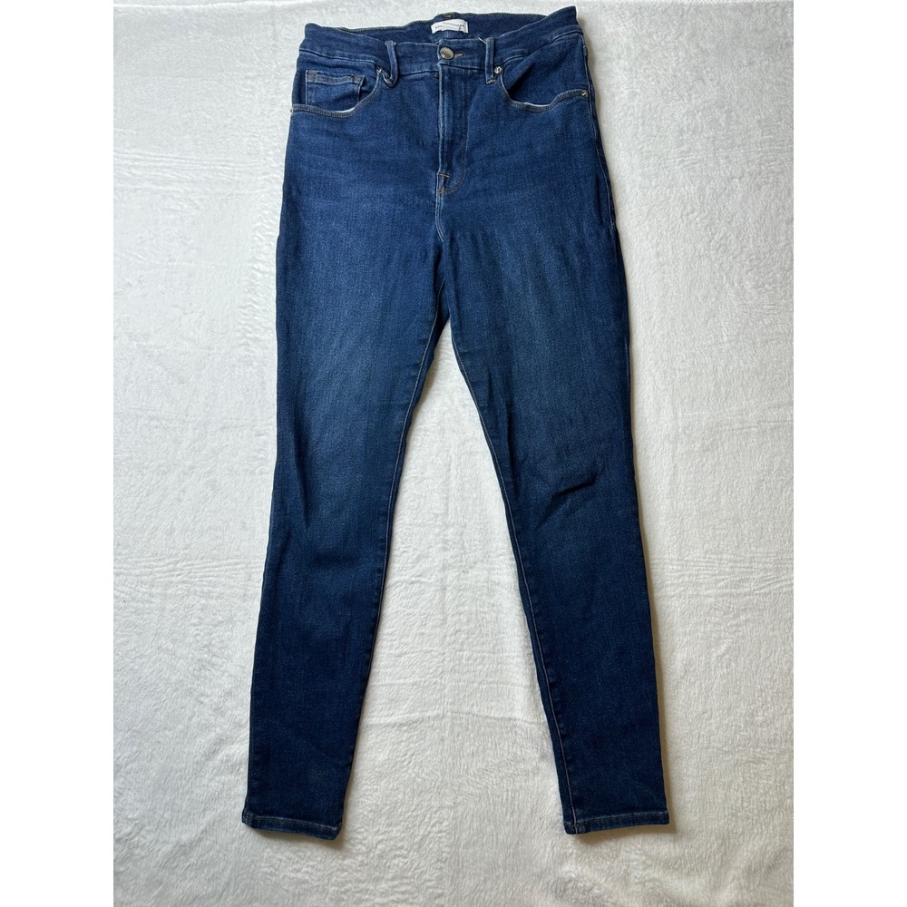 Good American Skinny Jeans Womens 8/29 Blue High Rise Stretch Denim